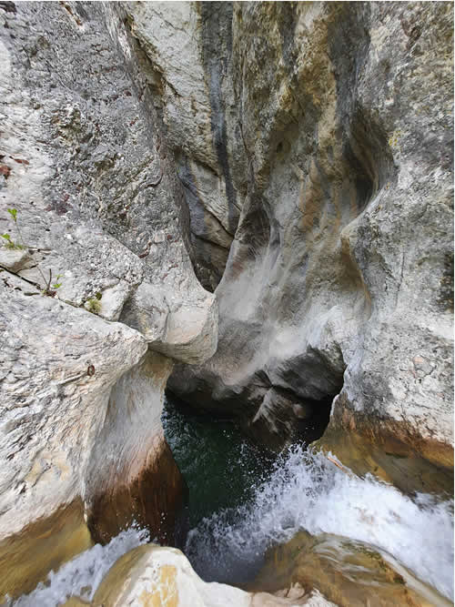 Inizio Cascata del Caccamo