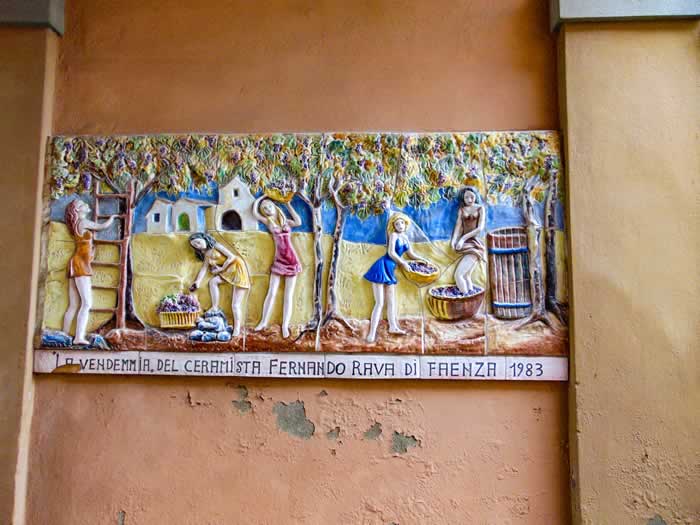 Quadro di una vendemmia
