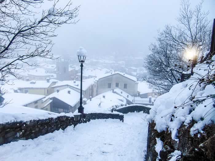 Sentiero per il castello di Sestola