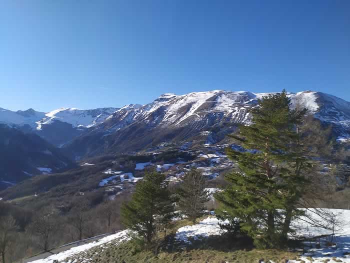 Monti Sibillini con la neve