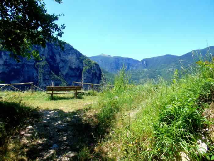 Panorama di montagna