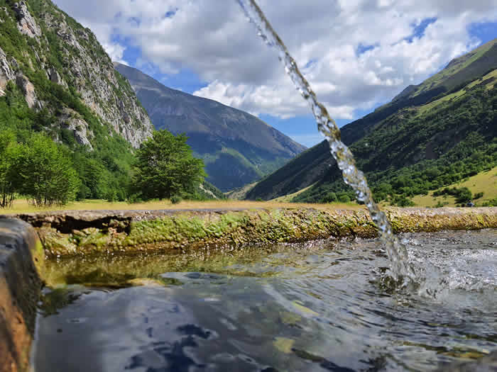 Fontanella in montagna