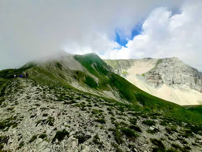 Cresta di una montagna