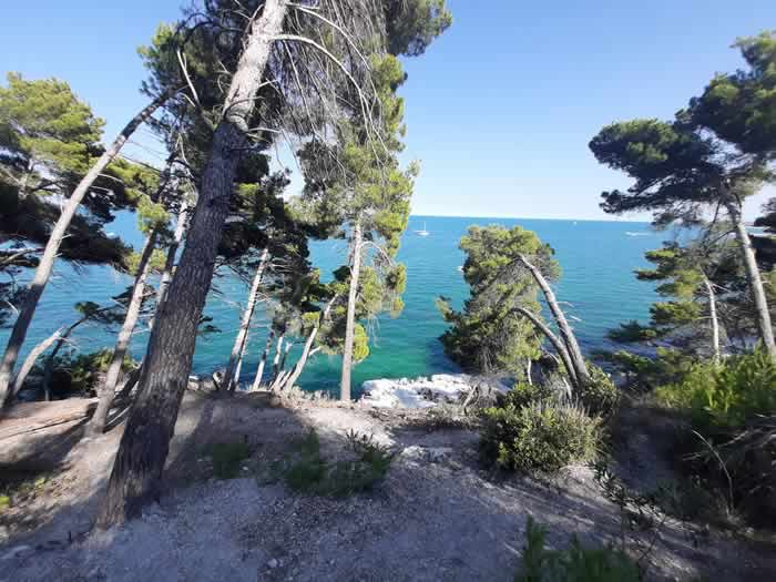 La scogliera dei Lavi sul Monte Conero