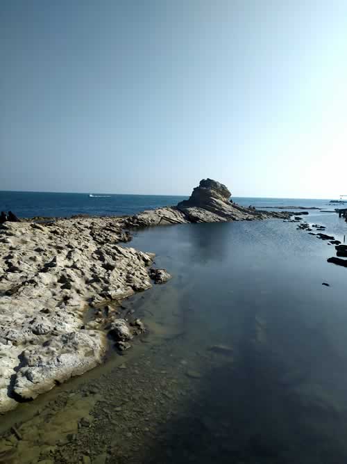 Scoglio spiaggia del Passetto