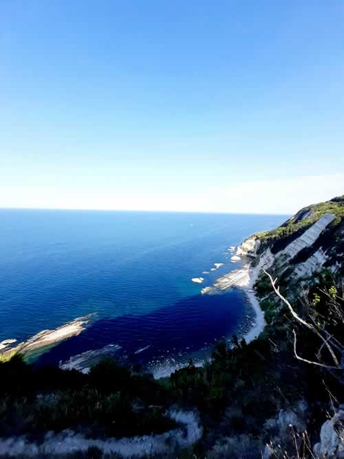 Vista della Spiaggia della Scalaccia