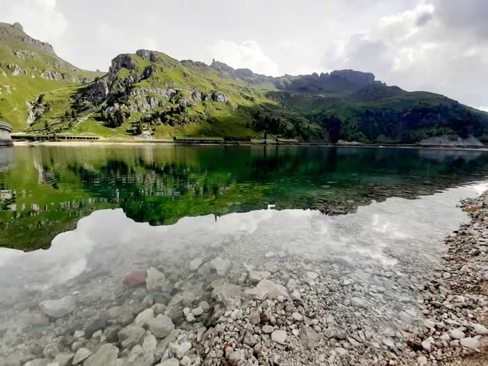 Lago di Fedaia alla Marmolada