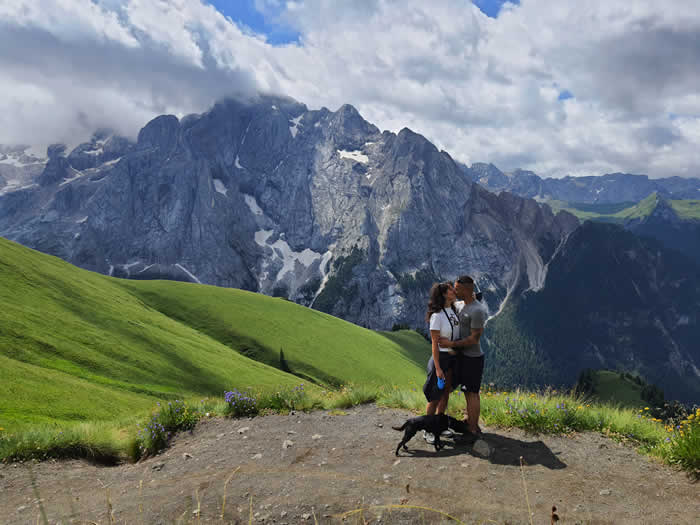 Coppia con la Marmolada