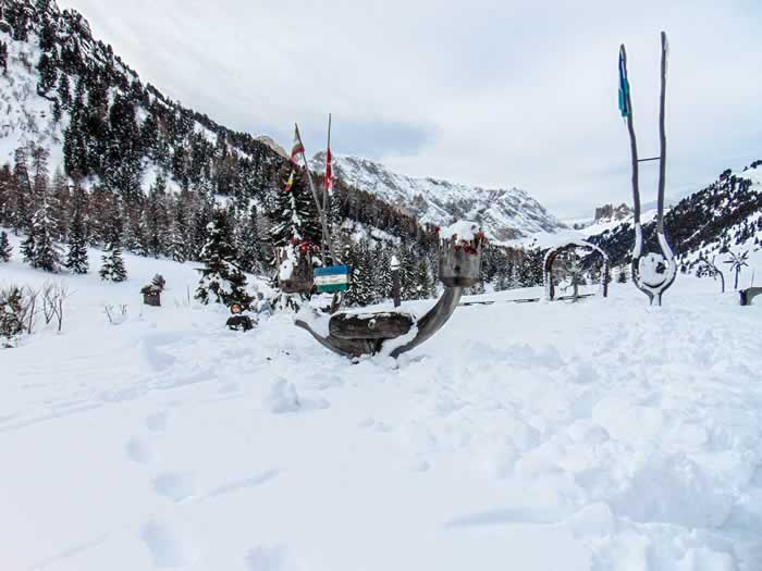 Sculture in legno Baita Lino Brach Val Duron