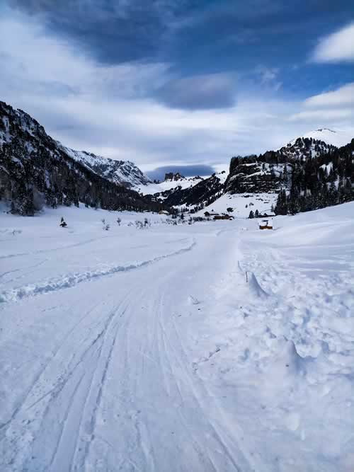 Val Duron in inverno