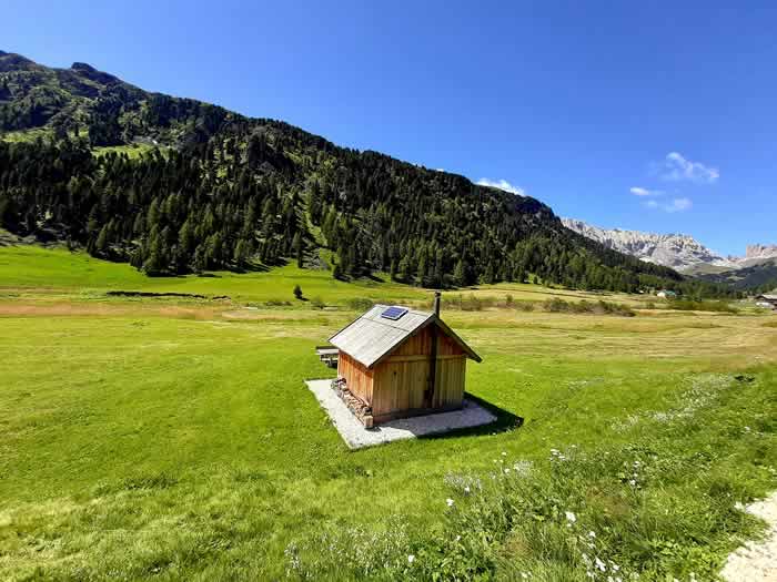 Casetta in legno Val Duron