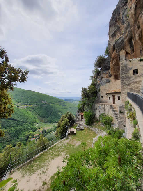 Panorama dall’Eremo di Santa Maria Giacobbe