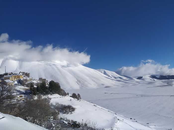 Castelluccio in inverno