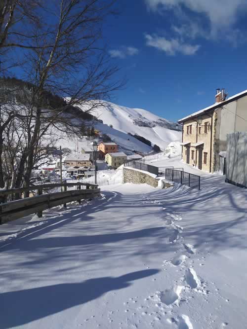 Castelluccio di Norcia in inverno