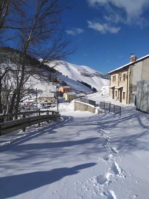 Castelluccio di Norcia in inverno