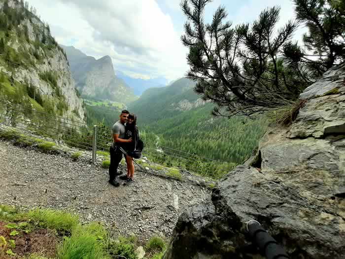 Foto sul sentiero per la Malga Ombretta