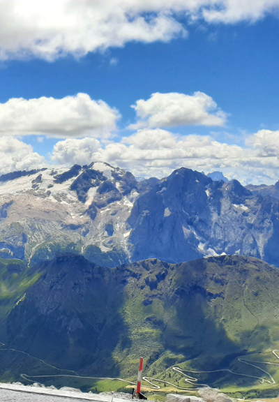 Ghiacciaio della Marmolada sulle Dolomiti