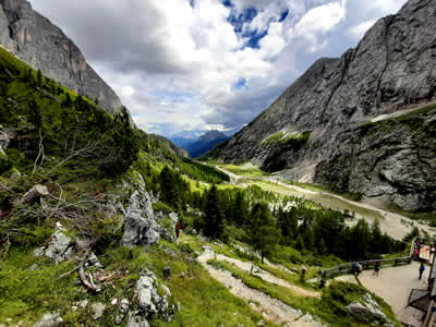 Valle Ombretta Parete Sud della Marmolada